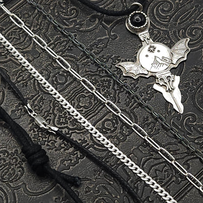 Assorted necklaces and pendant.