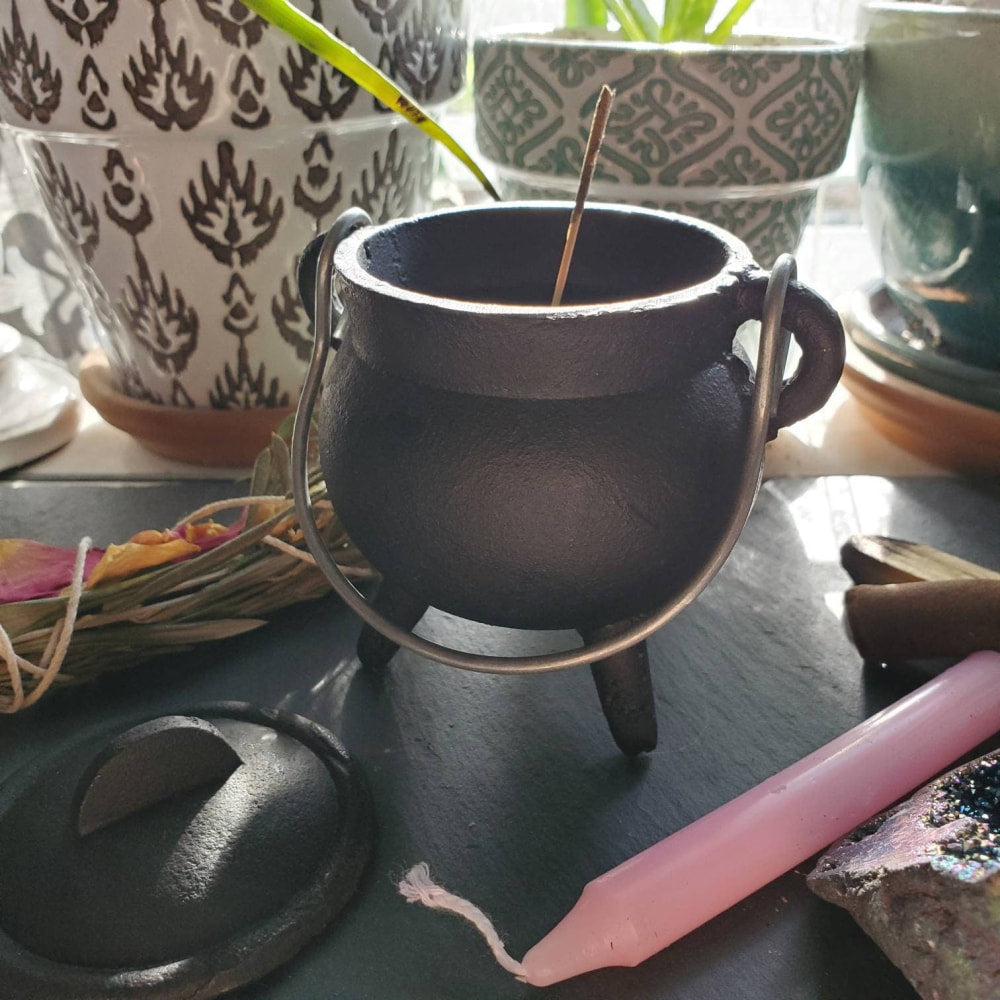 Nag Champa incense 40g box for crystal cleansing with plant pot
